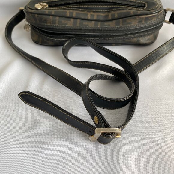 Fendi Vintage Zucca FF Logo Crossbody Bag100% Authentic - Picture 16 of 16